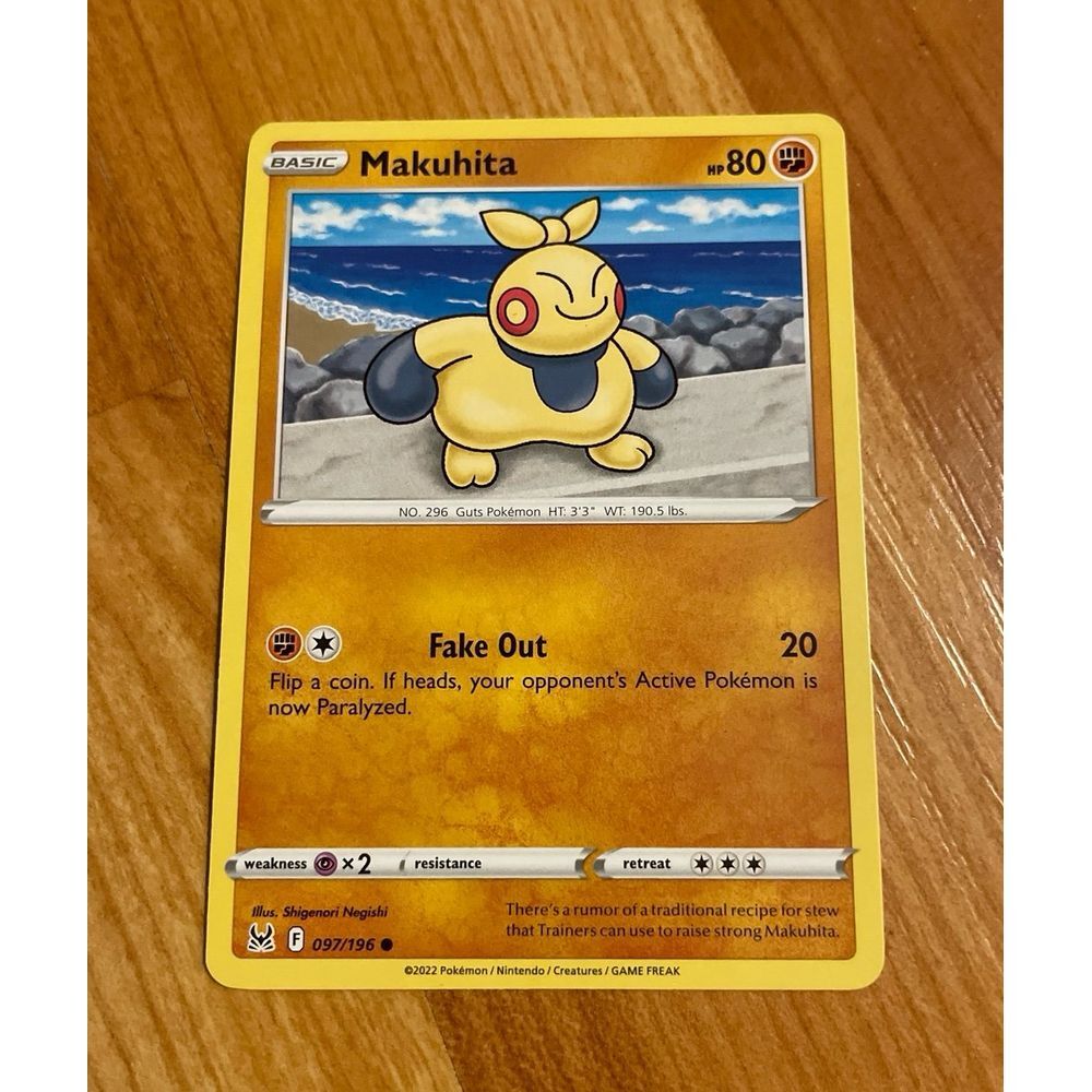 Makuhita‎ Pokemon Card